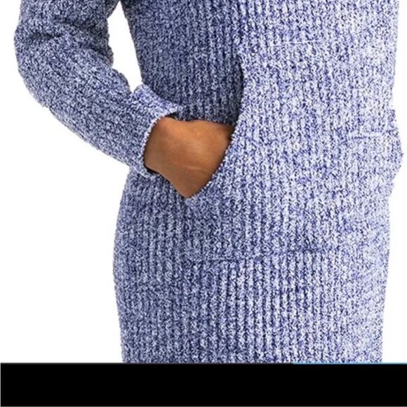 SOFTIES Marshmallows Lounger Soft Sweater Dress Womens  Turtleneck Plush NWT - Picture 5 of 16